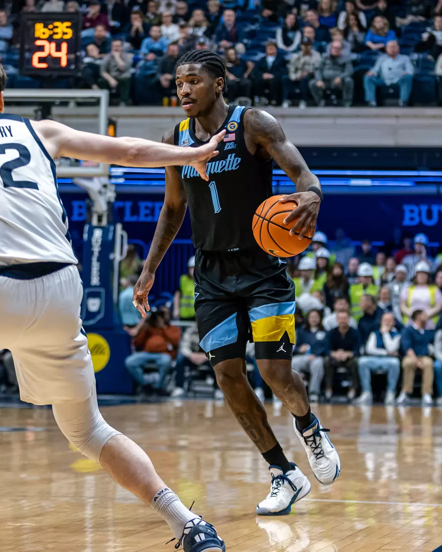 #9 Marquette Men's Basketball defeats to Butler 78-69 on Tuesday, January 28th, 2025 at Hinkle Fieldhouse in Indianapolis, IN