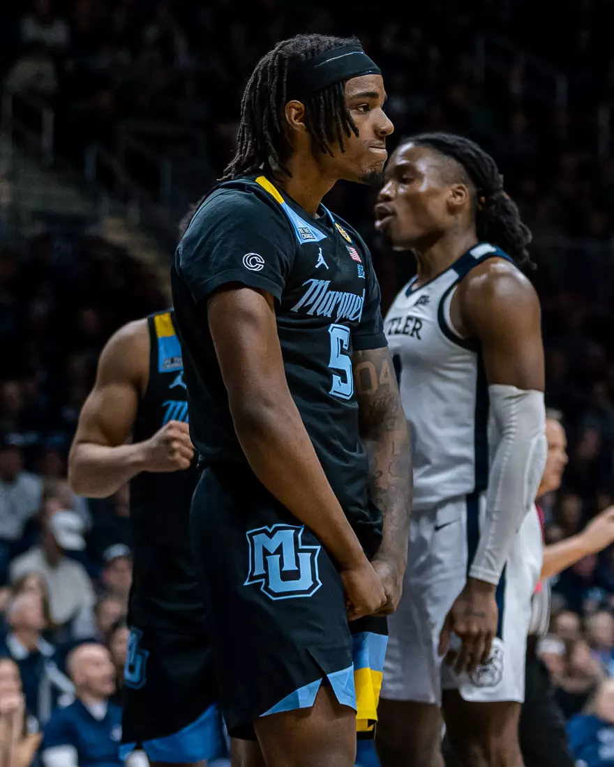 #9 Marquette Men's Basketball defeats to Butler 78-69 on Tuesday, January 28th, 2025 at Hinkle Fieldhouse in Indianapolis, IN