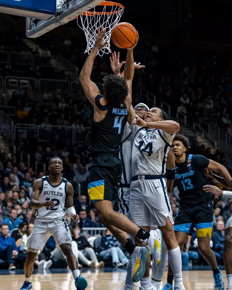 #9 Marquette Men's Basketball defeats to Butler 78-69 on Tuesday, January 28th, 2025 at Hinkle Fieldhouse in Indianapolis, IN