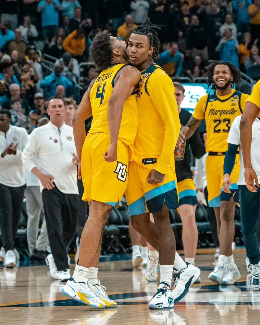 #8 Marquette Men's Basketball Defeats Creighton 79-71 on Friday, January 3rd, 2025 at Fiserv Forum in Milwaukee, WI