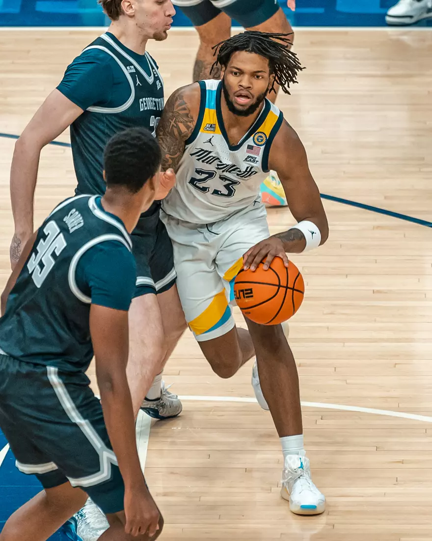 #7 Marquette Men's Basketball Defeats Georgetown 74-66 on Tuesday, January 7th, 2025 at Fiserv Forum in Milwaukee, WI