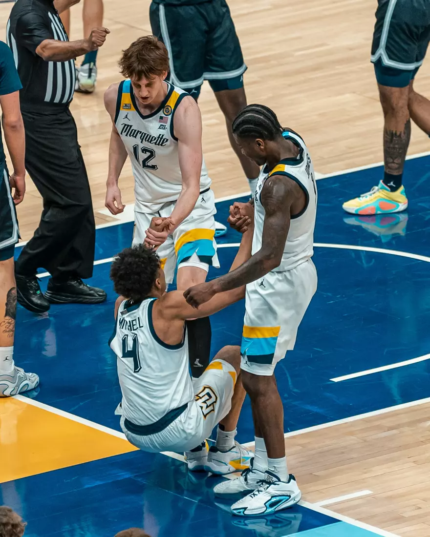 #7 Marquette Men's Basketball Defeats Georgetown 74-66 on Tuesday, January 7th, 2025 at Fiserv Forum in Milwaukee, WI