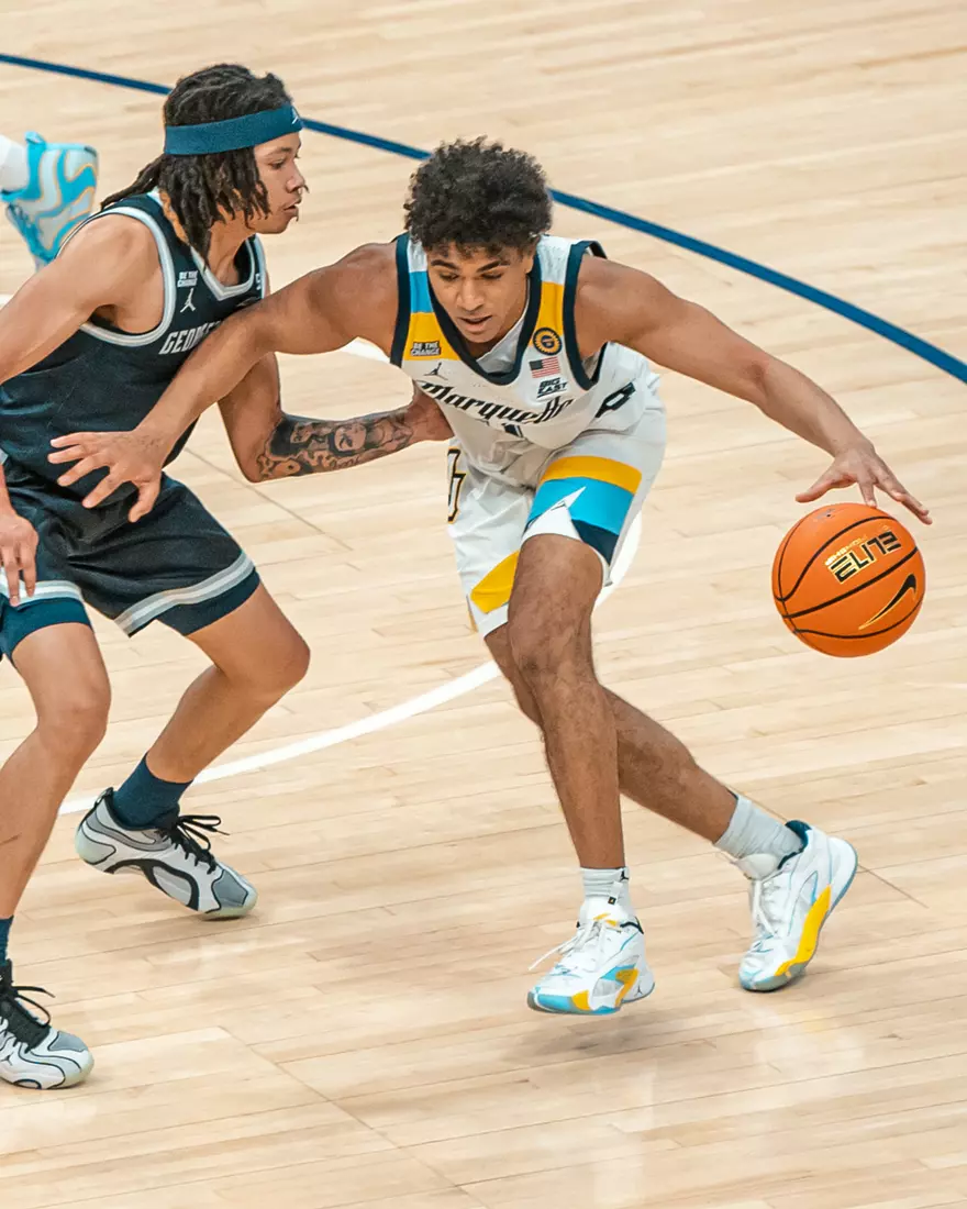 #7 Marquette Men's Basketball Defeats Georgetown 74-66 on Tuesday, January 7th, 2025 at Fiserv Forum in Milwaukee, WI