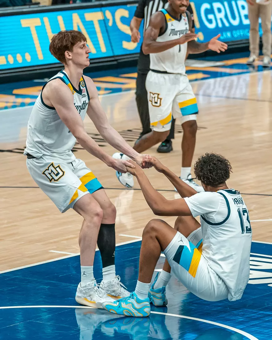 #7 Marquette Men's Basketball Defeats Georgetown 74-66 on Tuesday, January 7th, 2025 at Fiserv Forum in Milwaukee, WI