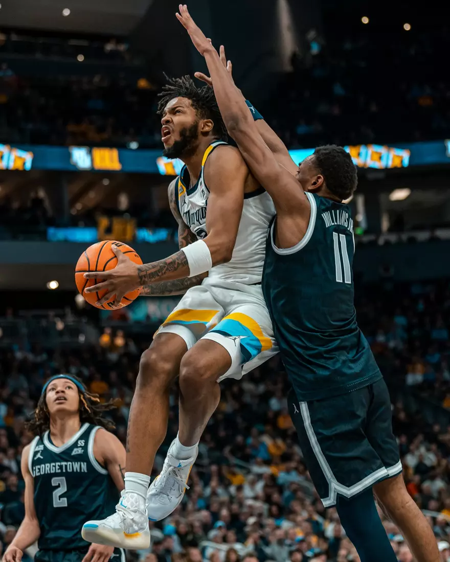 #7 Marquette Men's Basketball Defeats Georgetown 74-66 on Tuesday, January 7th, 2025 at Fiserv Forum in Milwaukee, WI