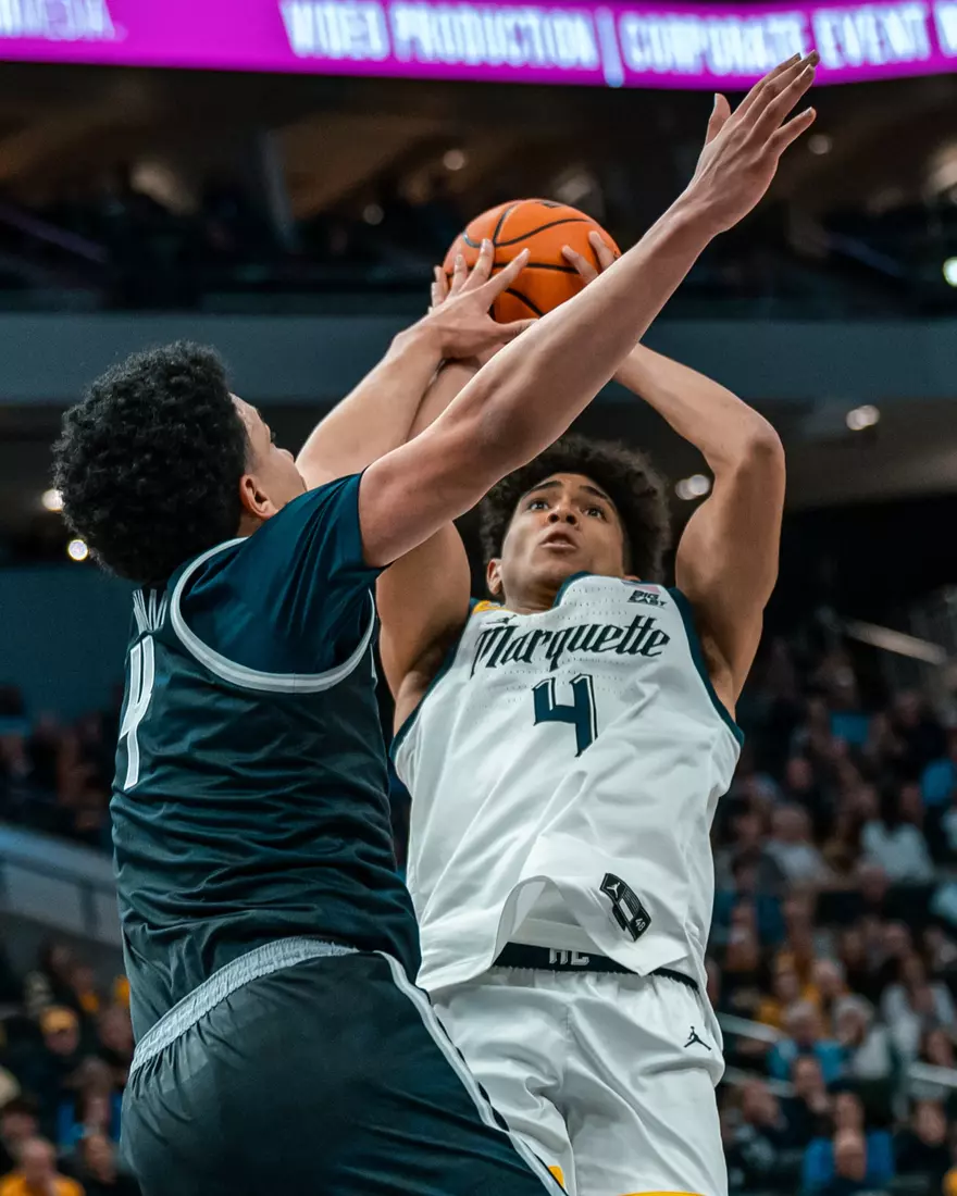 #7 Marquette Men's Basketball Defeats Georgetown 74-66 on Tuesday, January 7th, 2025 at Fiserv Forum in Milwaukee, WI