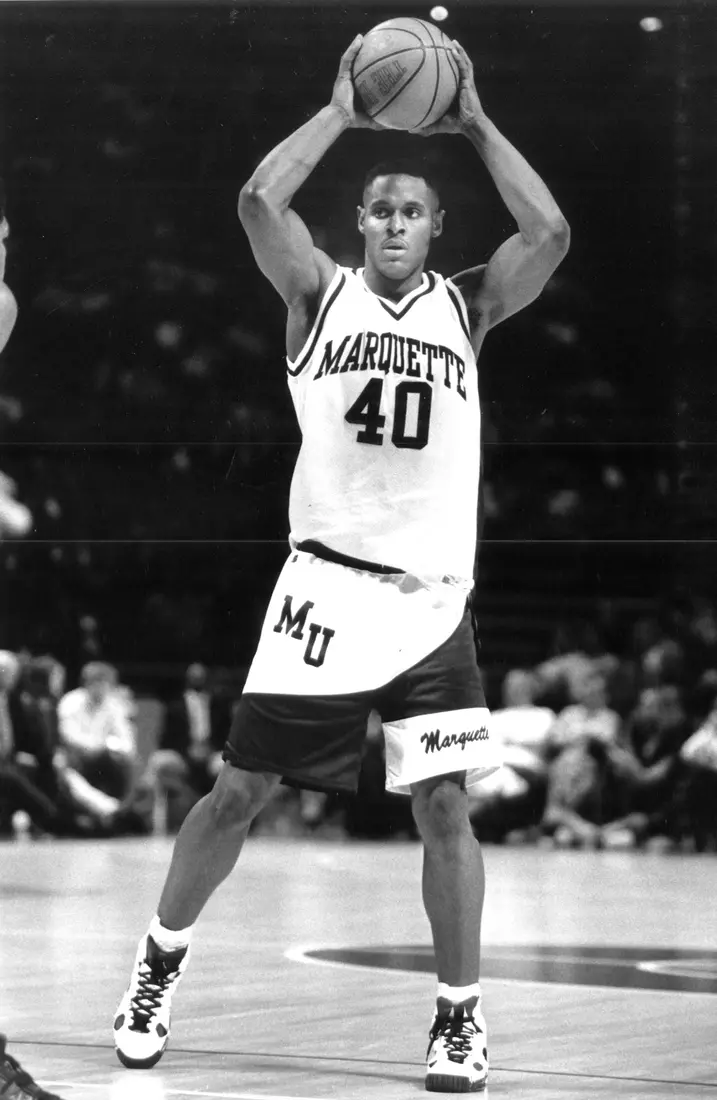 Marquette University men’s basketball player Faisal Abraham, 1994.