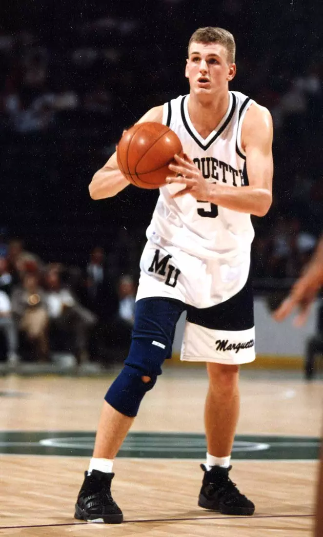 Marquette University men’s basketball player Chris Crawford, 1993-1994.