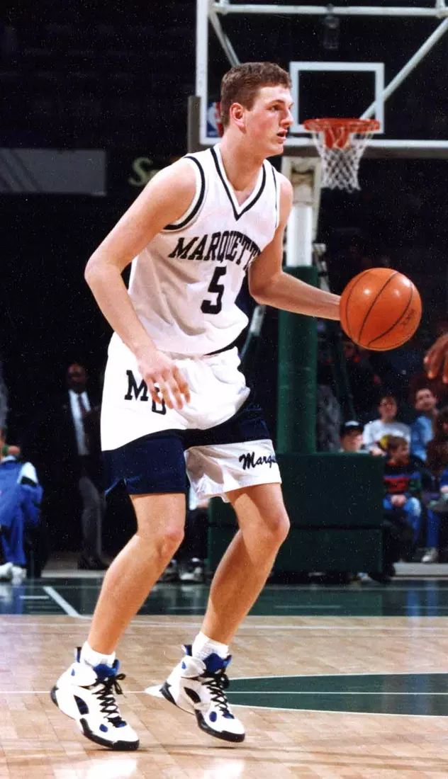 Marquette University men’s basketball player Chris Crawford, 1993-1994.