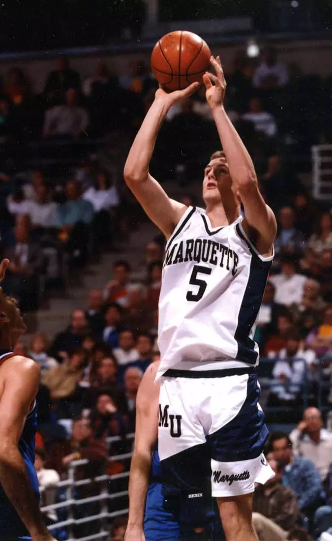 Marquette University men’s basketball player Chris Crawford, 1993-1994.