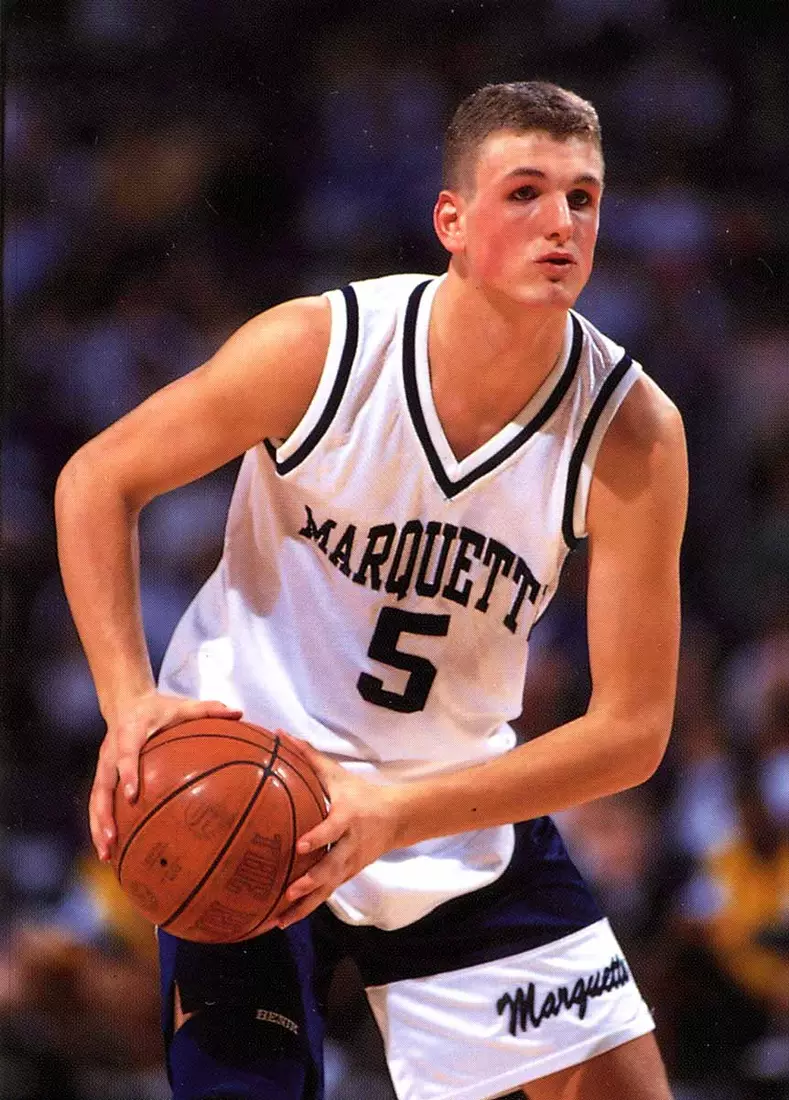 Marquette University men’s basketball player Chris Crawford, 1993-1994.