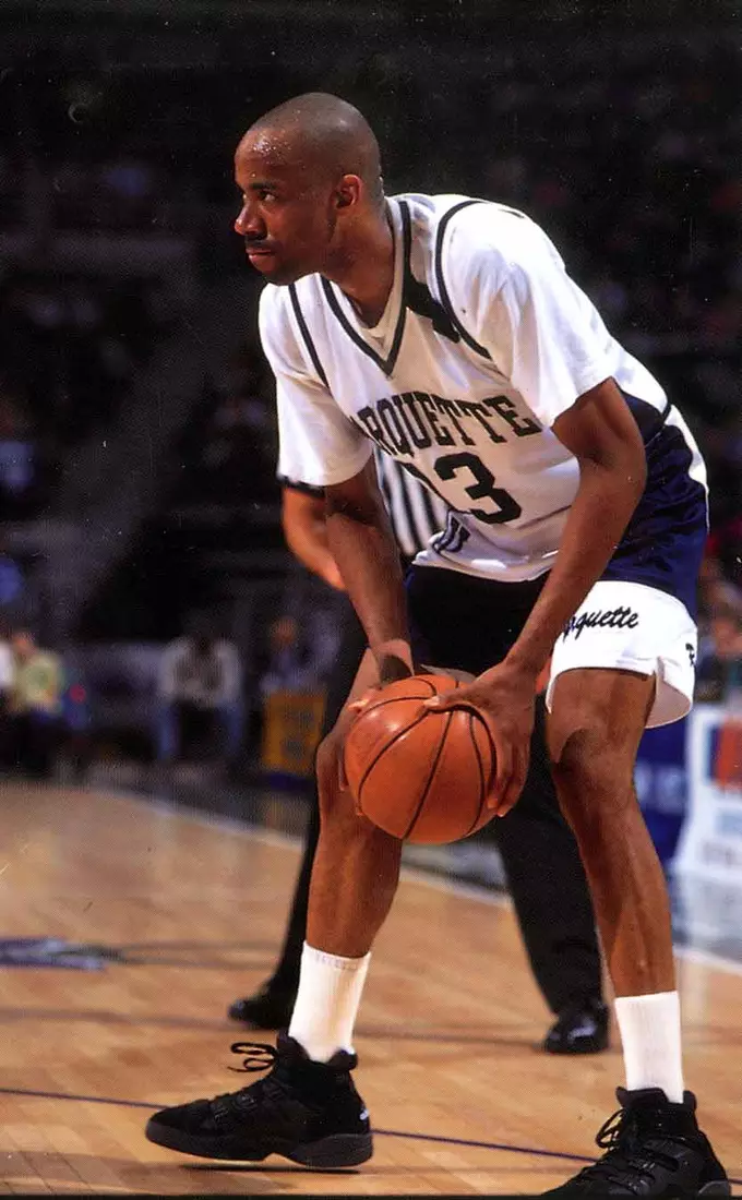 Marquette University men’s basketball player Roney Eford, 1992-1994.
