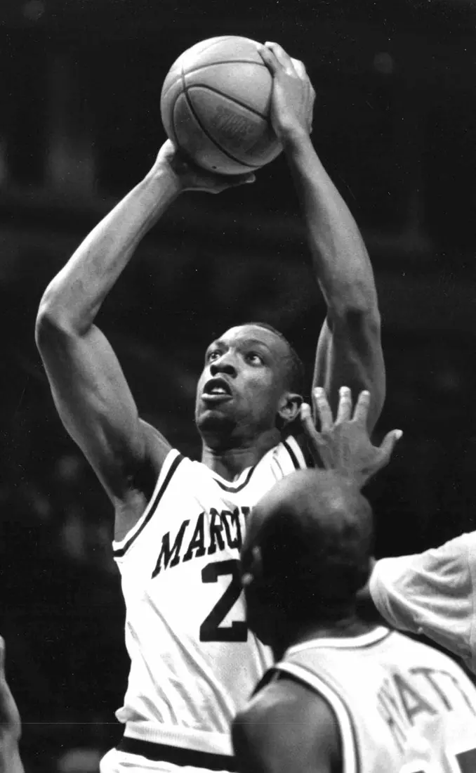 Marquette University men’s basketball player Abel Joseph, 1993-1994.