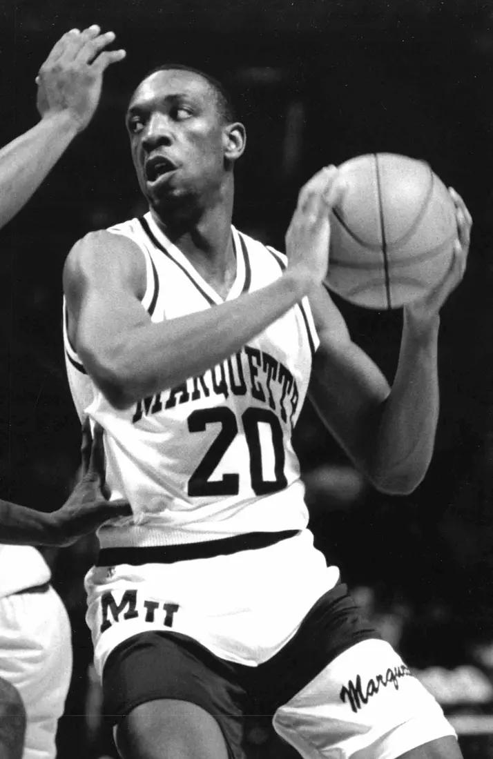 Marquette University men’s basketball player Abel Joseph, 1993-1994.