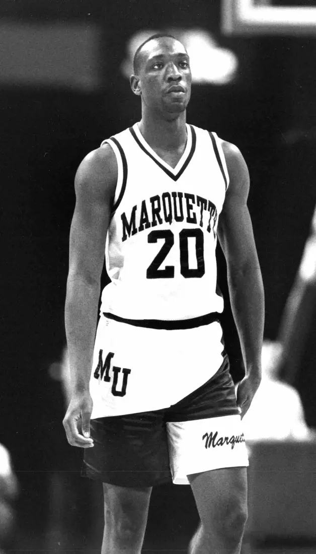 Marquette University men’s basketball player Abel Joseph, 1993-1994.