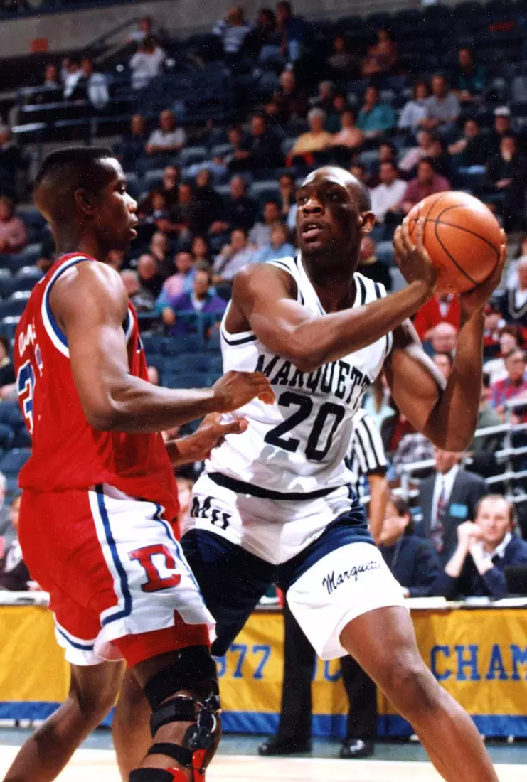 Marquette University men’s basketball player Abel Joseph, 1993-1994.