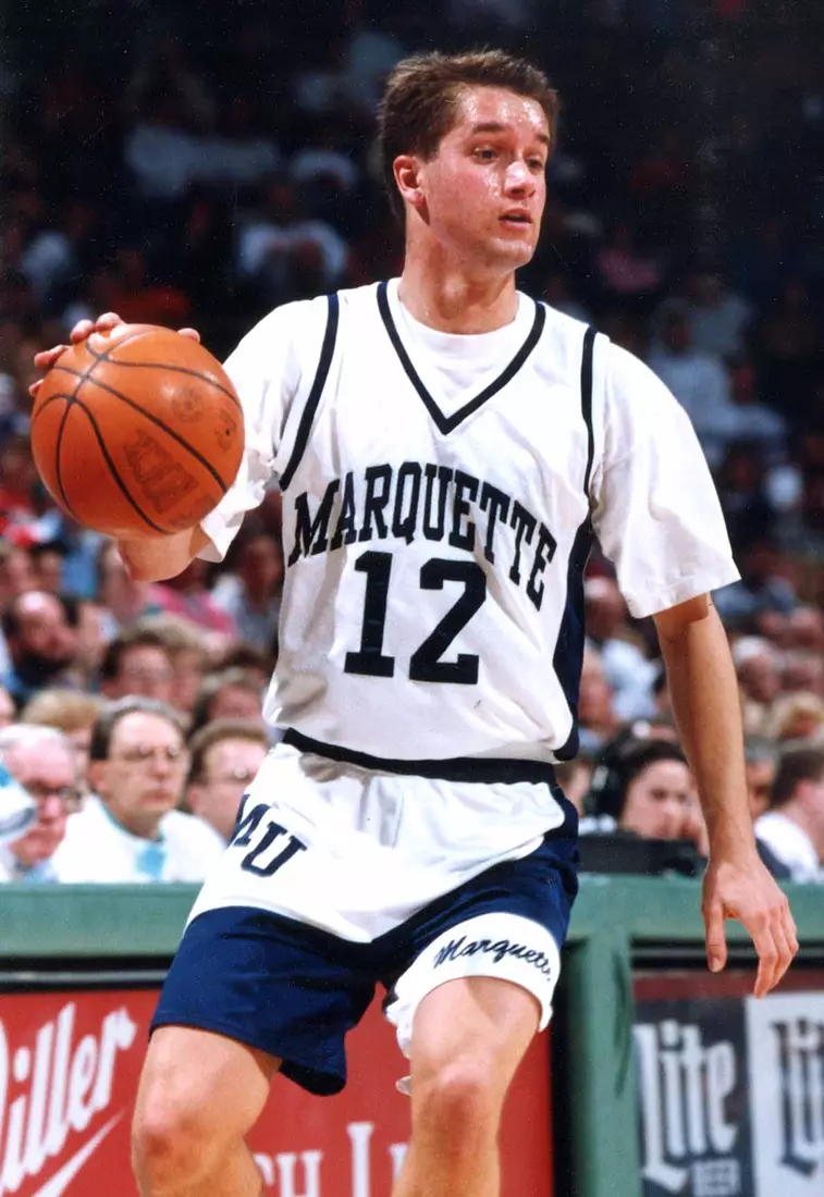 Marquette University men’s basketball player Robb Logterman, 1993-1994.