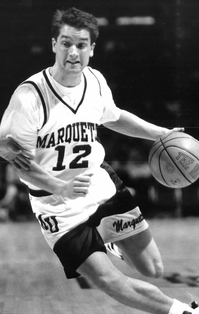 Marquette University men’s basketball player Robb Logterman, 1993-1994.