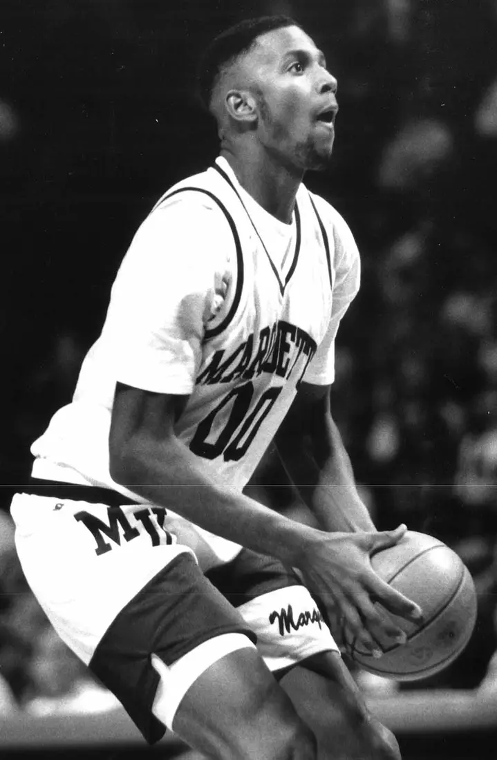 Marquette University men’s basketball player Amal McCaskill, 1993-1994.