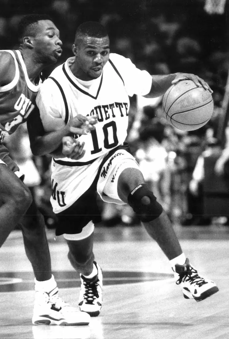 Marquette University men’s basketball player Tony Miller, 1993-1994.