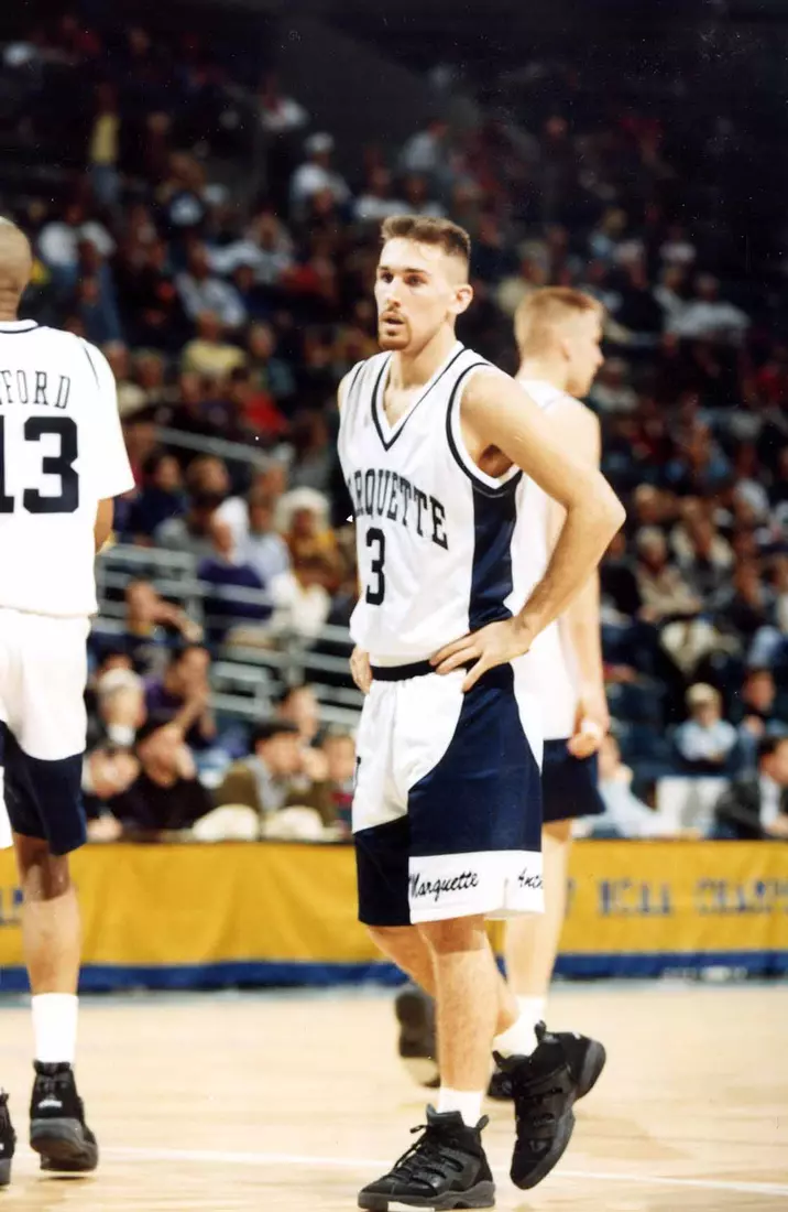 Marquette University men’s basketball player Anthony Pieper, 1993-1994.