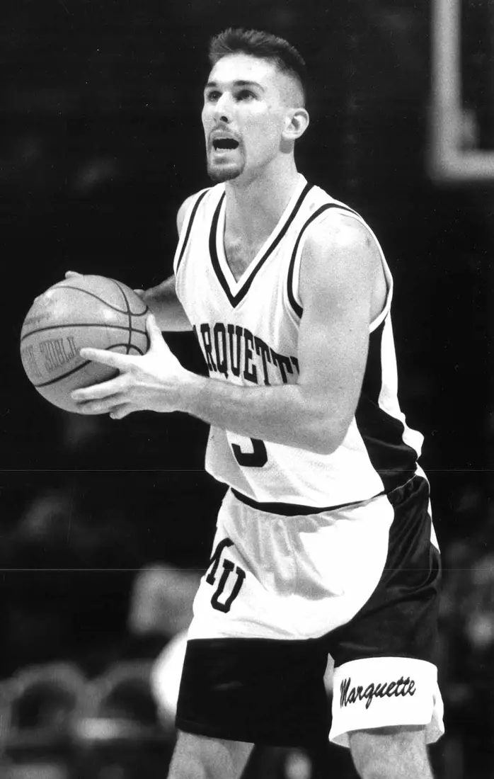 Marquette University men’s basketball player Anthony Pieper, 1993-1994.