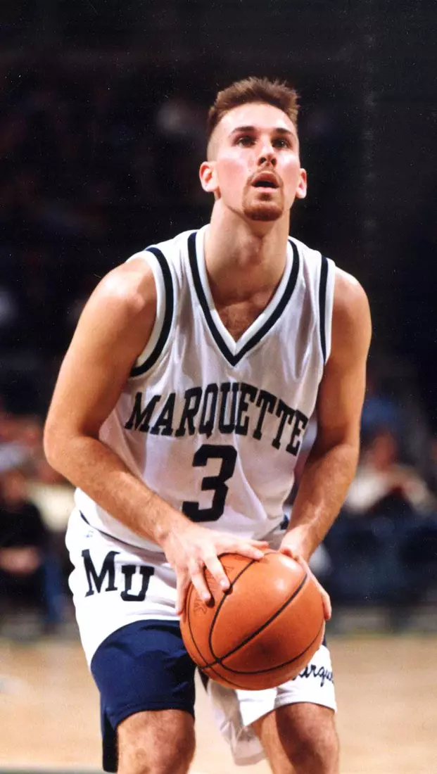 Marquette University men’s basketball player Anthony Pieper, 1993-1994.