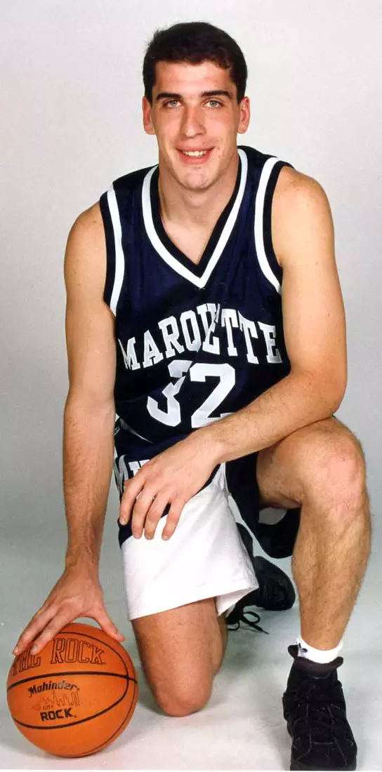 Marquette University basketball player Joel Pogodzinski, 1993-1994.