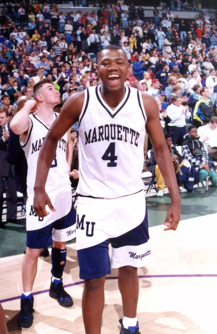 Marquette University men’s basketball player Dwaine Streater, 1994.