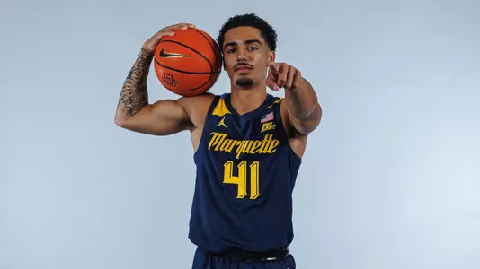 41 Jonah Lucas
Marquette Mens Basketball Media day at the Al McGuire Center in Milwaukee, WI.