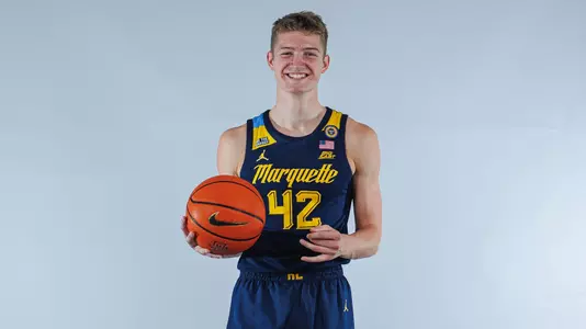 42 Braeden Brenn
Marquette Mens Basketball Media day at the Al McGuire Center in Milwaukee, WI.