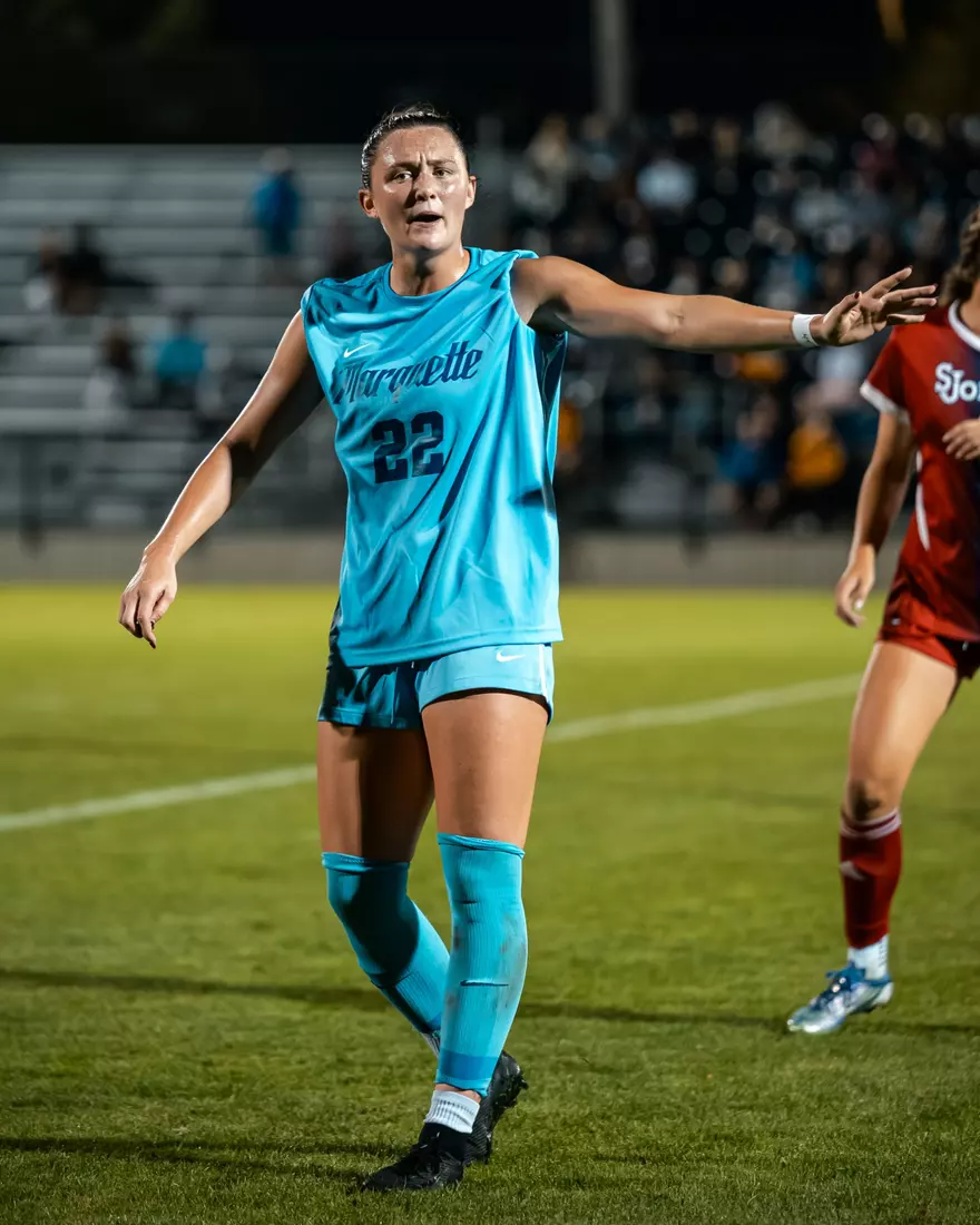 Marquette Womens Soccer beats St.Johns 3-1 at Valley Fields in Milwaukee, WI on October 1st, 2025.