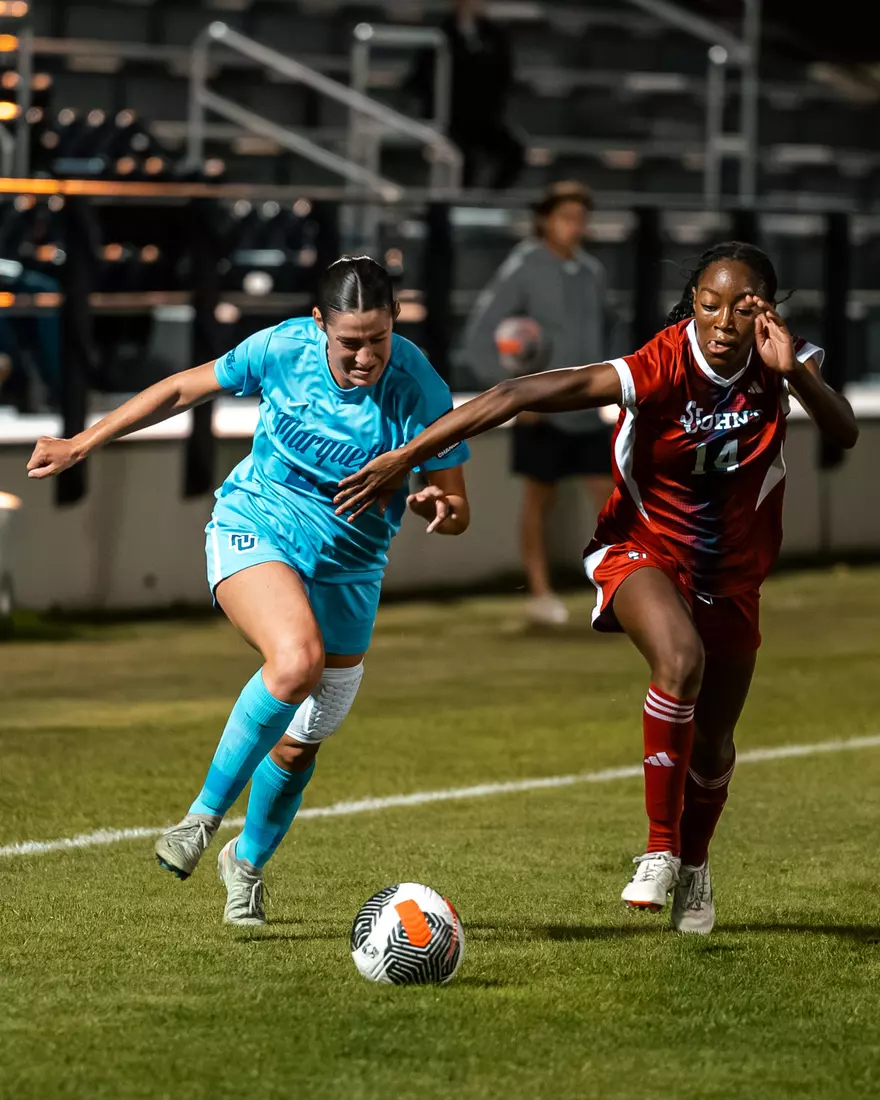 Marquette Womens Soccer beats St.Johns 3-1 at Valley Fields in Milwaukee, WI on October 1st, 2025.