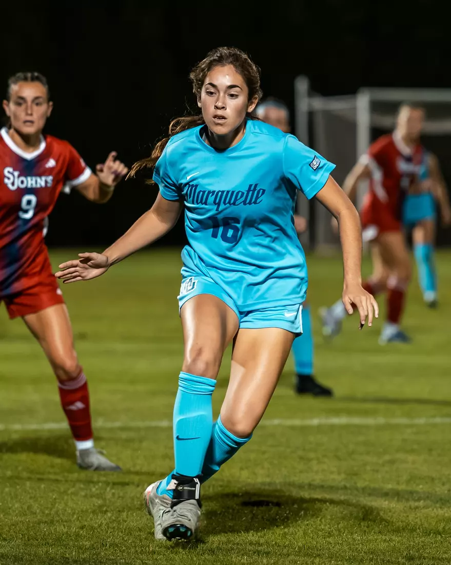 Marquette Womens Soccer beats St.Johns 3-1 at Valley Fields in Milwaukee, WI on October 1st, 2025.