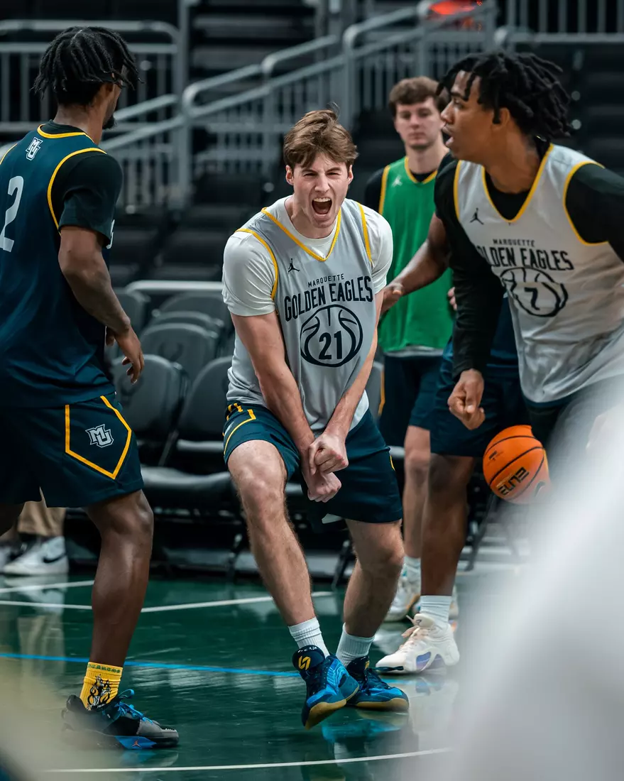 Marquette Mens Basketball open practice at Fiserv Forum in Milwaukee, WI on October 23rd, 2025.