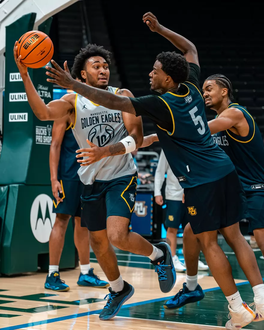 Marquette Mens Basketball open practice at Fiserv Forum in Milwaukee, WI on October 23rd, 2025.