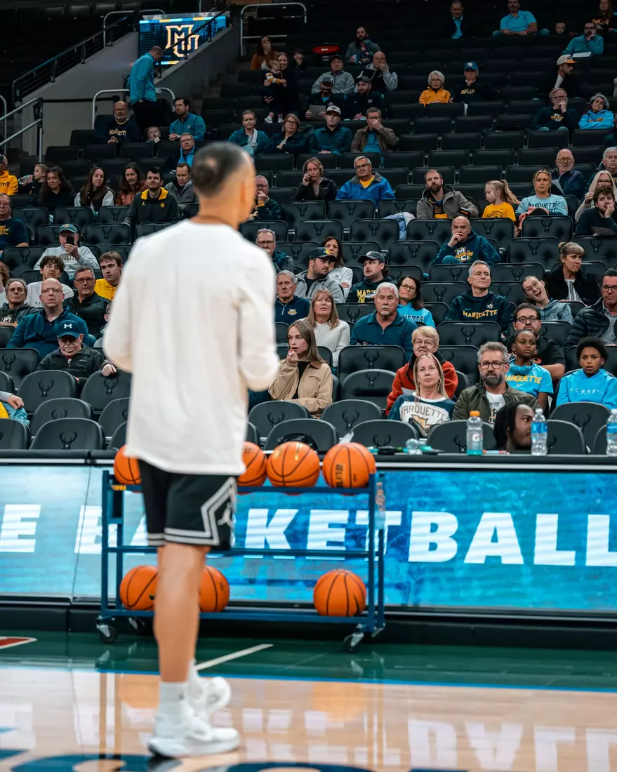 Marquette Mens Basketball open practice at Fiserv Forum in Milwaukee, WI on October 23rd, 2025.