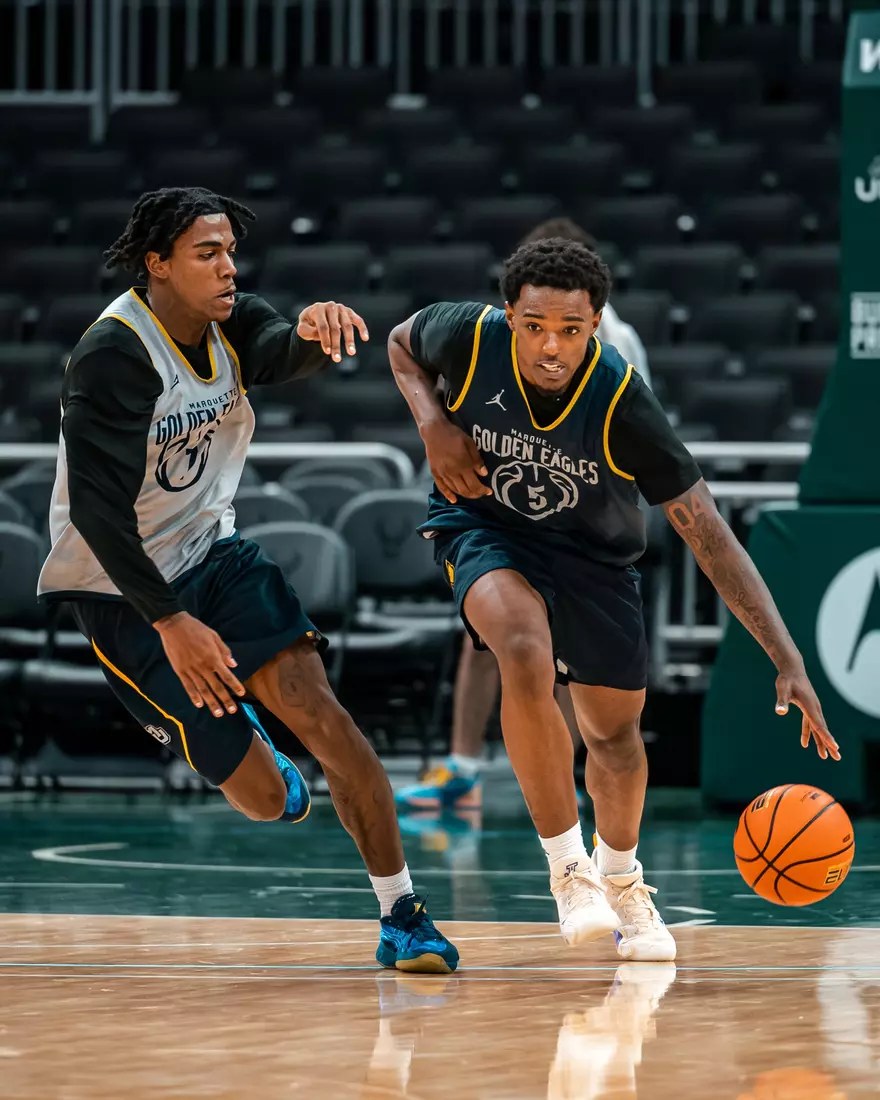 Marquette Mens Basketball open practice at Fiserv Forum in Milwaukee, WI on October 23rd, 2025.