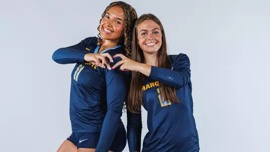 Marquette Volleyball poses for Media Day pictures at the Al McGuire Center in Milwaukee, WI on July 25th, 2025