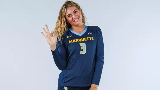 Marquette Volleyball poses for Media Day pictures at the Al McGuire Center in Milwaukee, WI on July 25th, 2025