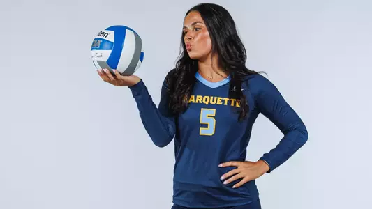 Marquette Volleyball poses for Media Day pictures at the Al McGuire Center in Milwaukee, WI on July 25th, 2025