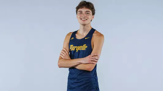 Nicholas Parrell
Marquette Cross Country poses for media day pictures in the Al McGuire Center in Milwaukee, WI on August 21st, 2025.