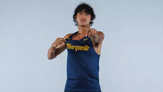 Edgar Valles
Marquette Cross Country poses for media day pictures in the Al McGuire Center in Milwaukee, WI on August 21st, 2025.