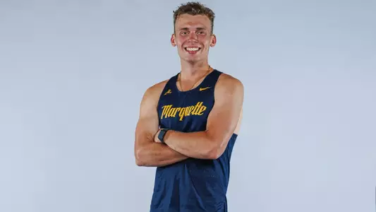 Charlie Richardson
Marquette Cross Country poses for media day pictures in the Al McGuire Center in Milwaukee, WI on August 21st, 2025.