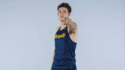 Charlie McCurdy
Marquette Cross Country poses for media day pictures in the Al McGuire Center in Milwaukee, WI on August 21st, 2025.