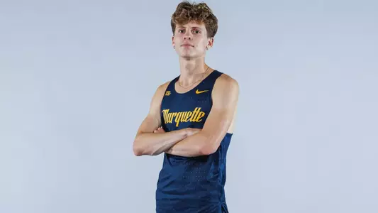 Logan Goodman
Marquette Cross Country poses for media day pictures in the Al McGuire Center in Milwaukee, WI on August 21st, 2025.