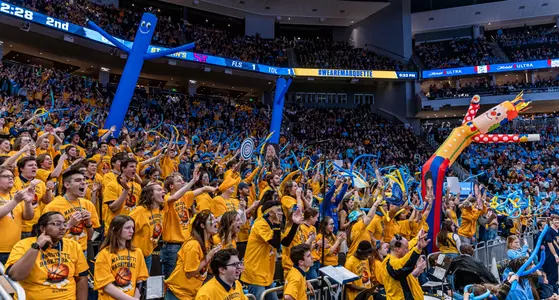 No. 7 Marquette defeats St. Johns 75-86 at Fiserv Forum on National Marquette Day, Saturday February 10, 2024 in Milwaukee, WI.