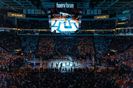#9 Marquette Men's Basketball falls to #25 UCONN 77-69 on Saturday, February 1st, 2025 at Fiserv Forum in Milwaukee, WI