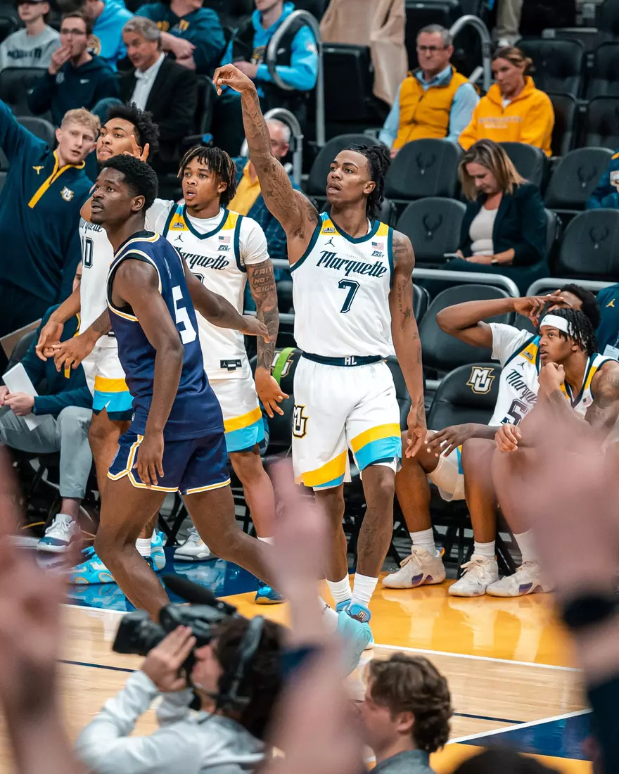 Marquette Mens Basketball beats Albany 82-53 at the Fiserv Forum in Milwaukee, WI on November 3rd, 2025.