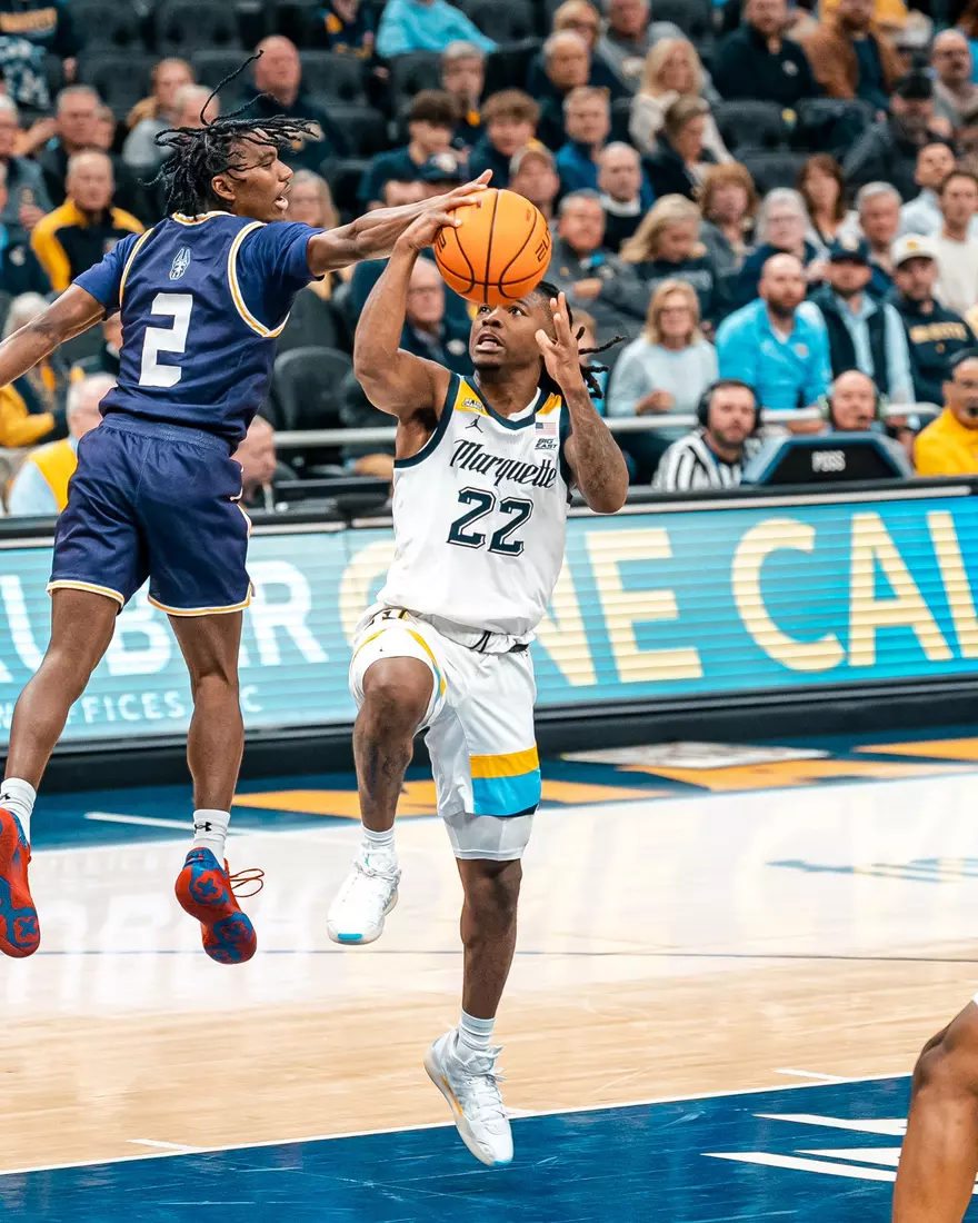 Marquette Mens Basketball beats Albany 82-53 at the Fiserv Forum in Milwaukee, WI on November 3rd, 2025.